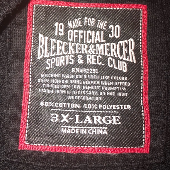 Vintage Bleecker & Mercer sport/Rec club oversized sweatshirt preloved sz 3XL - Picture 3 of 8